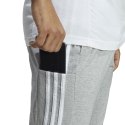Spodnie adidas Essentials Single Jersey Tapered Open Hem 3-Stripes M IC0046 2XL