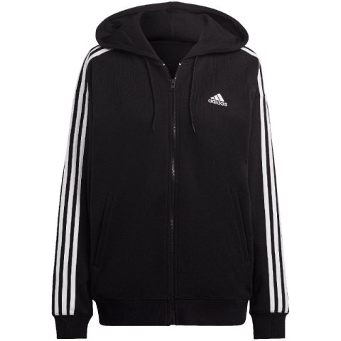 Bluza adidas Essentials 3-Stripes French Terry Oversized Full-Zip Hoodie W IC8782 S