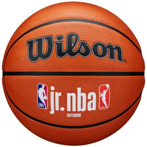 Piłka do koszykówki Wilson Jr NBA Logo Auth Outdoor WZ3011801XB5 5